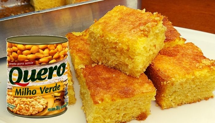 Como Fazer Bolo de Milho de Lata de Liquidificador