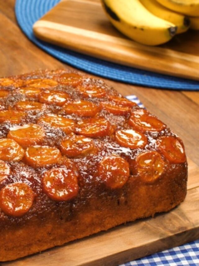 Bolo de Banana Caramelada Fácil de Fazer