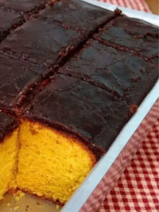 Receita de Bolo de Cenoura Fofinho